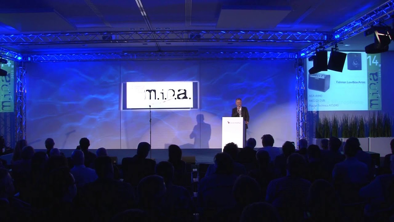 Musikmesse International Press Award 2013 - Mitschnitt d. Preisverleihung für AT5040 Studiomikrofon