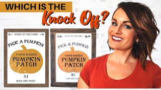 Knock Off Decor Pottery Barn Diy Pumpkin Patch Sign Save 125