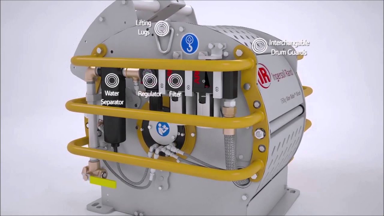 MR150 Man Rider Winch - YouTube
