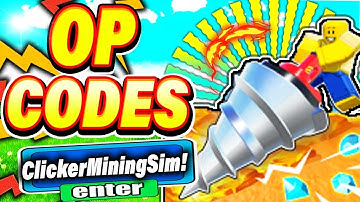 ALL NEW *SECRET CODES* IN ROBLOX CLICKER MINING SIMULATOR (new codes in Clicker Mining Simulator)