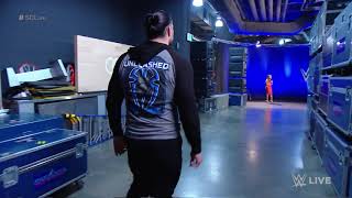 Roman Reigns narrowly avoids backstage calamity SmackDown LIVE July 30 2019
