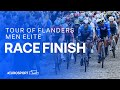 Fenomenale overwinning   ronde van vlaanderen 2024 elite race heren finish  eurosport fietsen