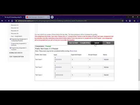 NPTEL Week 6 | Computing Paradox | The Joy of Computing using Python | programming assignment