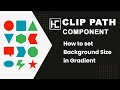 How to set Background Size in Gradient