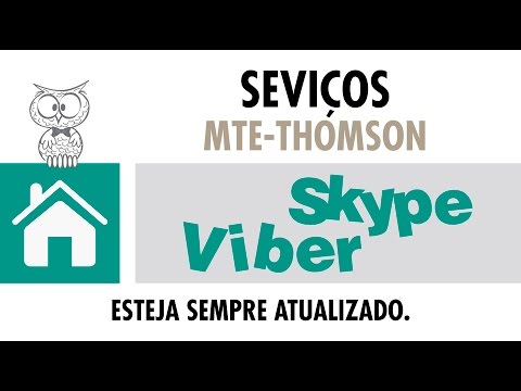 SERVIÇOS MTE-THOMSON - SKYPE E VIBER