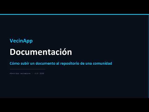 Cómo subir un documento al repositorio de una comunidad