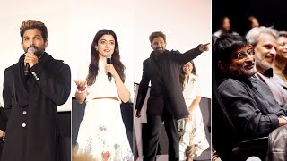 Icon Star Allu Arjun And Rashmika Mandanna At Pushpa Japan Promotions