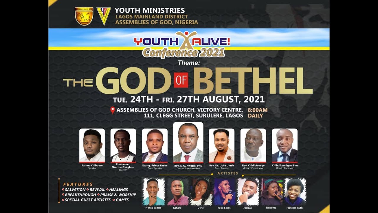 Youth Alive Conference 2021 Day 2 || Afternoon/Evening Session - Rev ...