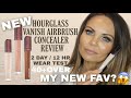 NEW HOURGLASS VANISH AIRBRUSH CONCEALER REVIEW & WEAR TEST | 40 + OVER