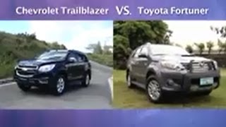 Auto Focus Head 2 Head Chevy Trailblazer vs Toyota Fortuner 2013