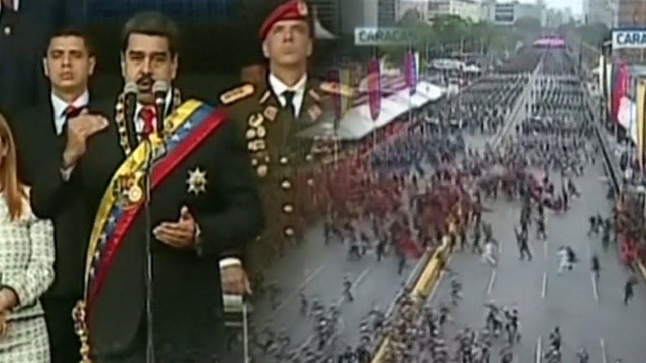 Maduro speech interrupted by explosions in what Venezuelan government calls a ...