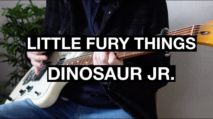 Little Fury Things Guitar version - Guitar performance video thumbnail