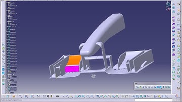 Catia V5|Part Design|Dress Up features|Draft|Part 3-User Defined Parting Element