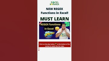 NEW REGEX functions in Excel | Amazing functions for data cleaning!