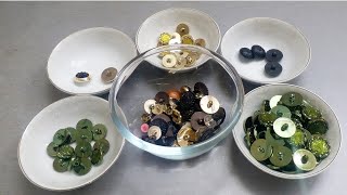 Sorting colorful/relaxing buttons and ASMR