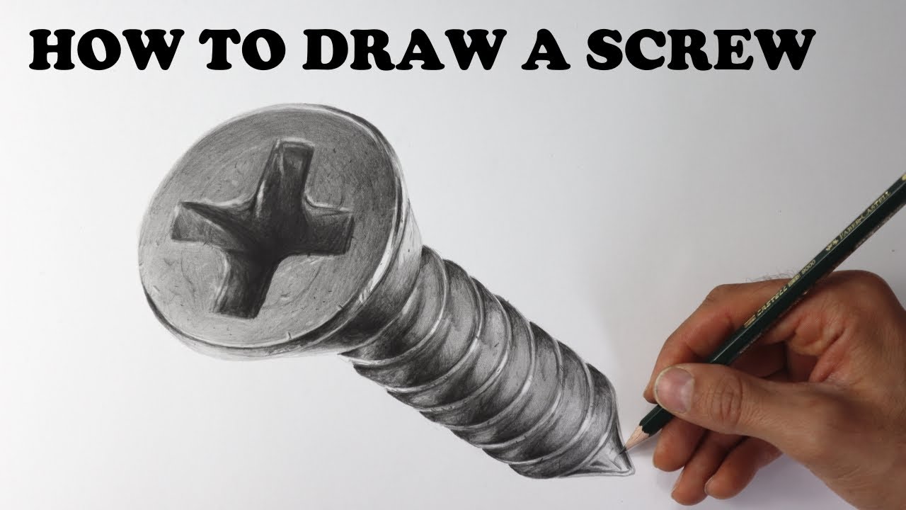 How to draw Screw / LetsDrawIt