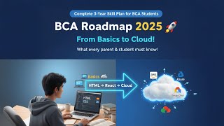 Best Learning Path for BCA Students | From HTML, CSS, JS to Cloud Computing | Step-by-Step Plan