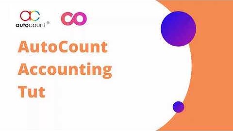 AutoCount Accounting Tutorial - Item Template