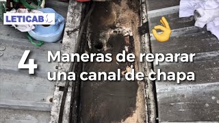 4❗ Maneras de REPARAR una CANAL de CHAPA