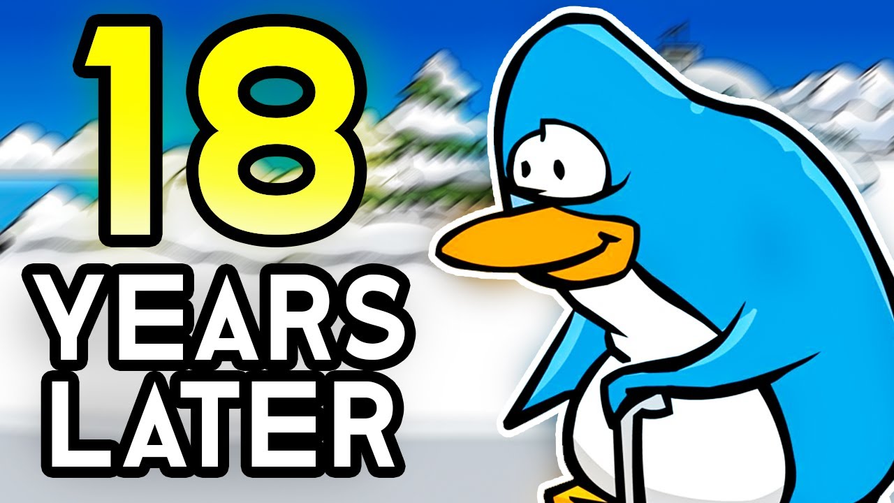 This penguin image turns 18 years old today. : r/ClubPenguin