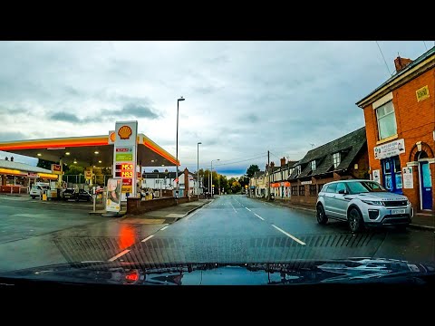 Driving in Winsford - England