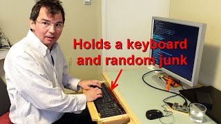 Keyboard IN the drawer, not a 'keyboard drawer' by MatthiasWandel 125,512 views 1 year ago 7 minutes, 11 seconds