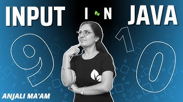 INPUT IN JAVA | SCANNER CLASS | ICSE 9 AND 10 | ANJALI MA