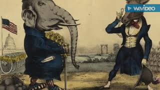 Republican Elephant and Democrat Donkey