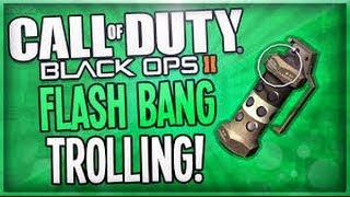 BO2 Flash Bang Trolling | Creepy Dudes, Angry Ladies, Flashed Bangs!