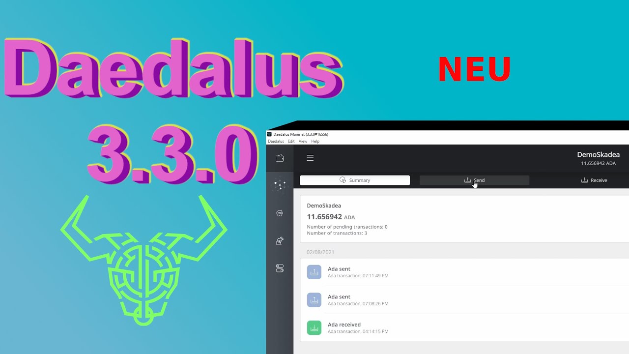 Daedalus 3.3.0 ist da | Cardano | Shelley | DEUTSCH | Catalyst Voting