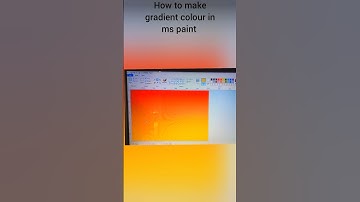 how to make gradient colour in ms paint #mspaint #gradientcolor #editing #trending #shorts