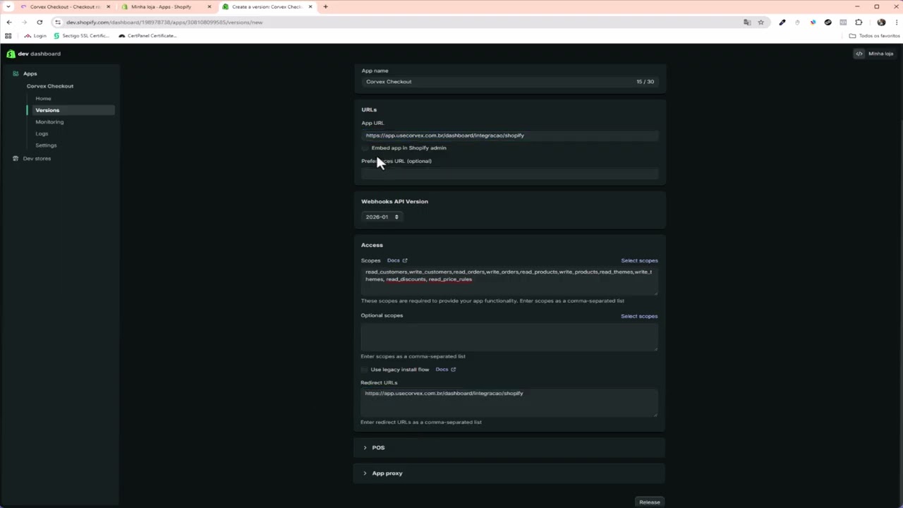 Como integrar a Corvex Checkout com a Shopify em MINUTOS! [ATUALIZADO 2026]