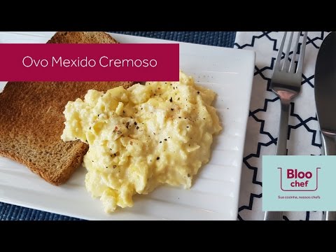 Receita Bloochef: Ovo mexido Cremoso