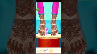 Hand and lag Mehndi And Decorations #shorts #youtubeshorts @kidsgamejunction #fashionshowgame screenshot 1