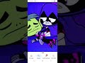 beast boy and Raven #teentitans