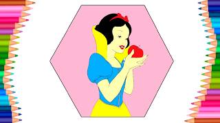 snow white painting easy 5