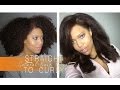 Heat Damage or Not!? Straight To Curly | Watch My Natural Hair Revert