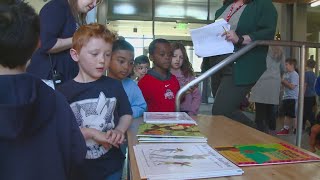KREM Cares delivers 500 books to Linwood Elementary