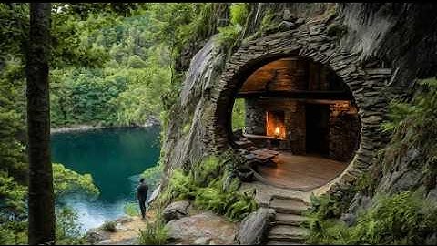 Hobbit Style: Building a House Under a Giant Rock That Can Last for Thousands of Years.