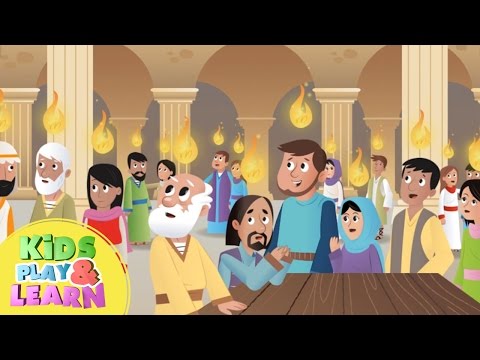 The Holy Spirit comes - Pentecost - Bible Story For Kids & Children