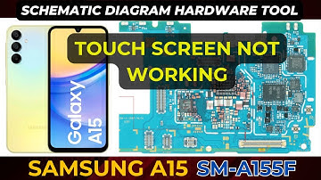 Samsung A15 SM-A155 Touch Screen Not WORKING | Hardware Schematic Diagram with jumper | DMR SOLUTION