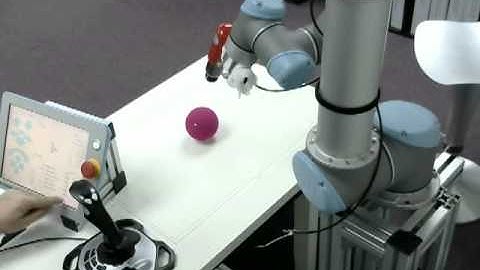universal-robots zacobria 3d 6 axis joystick control programming template (Video 3)
