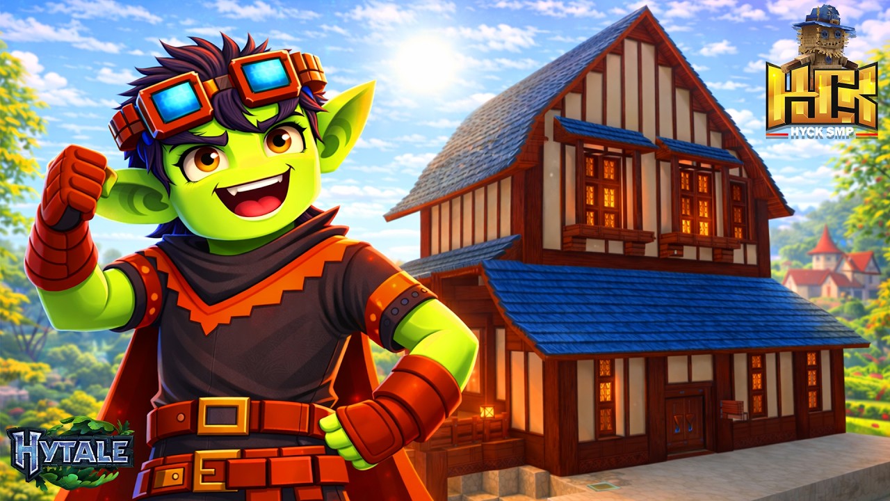 I Built My FIRST Home in Hytale SMP 🏠 | HYCK SMP