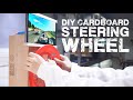 DIY Cardboard Steering Wheel