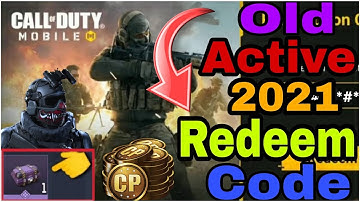 *Old Active* 2021 Redeem Code Codm| Cod Mobile Working Redeemption Code May 2021 | Codm Redeem Code