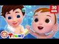 Bath time  baby shark doo doo doo  more nursery rhymes song  tommy  nursery rhymes  kids songs