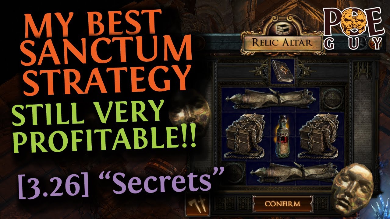 POE 3.26 - КАК Я ФАРМИРУЮ СВОИ САНКТУМЫ В лиге 3.26 «Секреты Атласа» // Санктум все еще прибыльный!