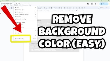 How to remove background color in Google Docs (Step By Step) 2025