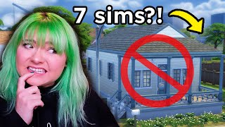 renovating the *worst* base game house in the sims 4 (kinda)