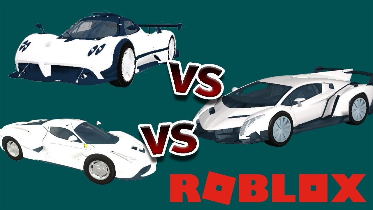 Pagani Zonda R Vs Lamborghini Veneno Vs Ferrari Laferrari Roblox - roblox vehicle simulator laferrari tune youtube